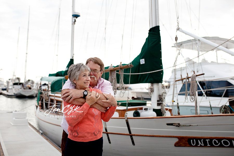 Long Beach Marina Engagement Photos